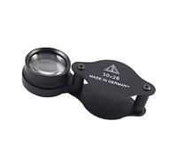 Mini lente d'ingrandimento tascabile pieghevole 30X con custodia protettiva in metallo, lente d'ingrandimento pieghevole per lettura, ispezione, gioielli, monete, hobby, viaggi