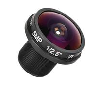 Mini lente per fotocamera Mini Fisheye 1,8 mm, angolo largo 180 ° 5 MP HD HD Fisheye CCTV fotocamera per la camma di sicurezza Home Office Outdoor interno