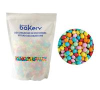 Mini Lenti di cioccolato arcobaleno per cake design 1kg Bakery