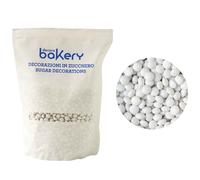 Mini Lenti di cioccolato color bianco per cake design 1kg Bakery