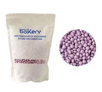 Mini Lenti di cioccolato color lilla per cake design 1kg Bakery