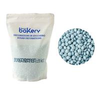 Mini Lenti di cioccolato color turchese pastello per cake design 1kg Bakery