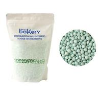 Mini Lenti di cioccolato color verde acqua per cake design 1kg Bakery