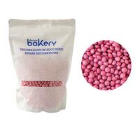 Mini Lenti di cioccolato rosa per cake design 1kg Bakery