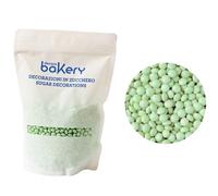 Mini Lenti di cioccolato verde chiaro per cake design 1kg Bakery