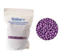Mini Lenti di cioccolato viola per cake design 1kg Bakery