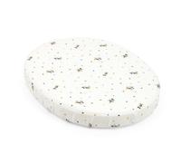 Mini lenzuolo sotto Stokke Sleepi, Mickey Celebration - Morbide lenzuola per sogni dolcissimi - Per il materasso ovale Sleepi Mini - Sicuro e Lavabile in lavatrice - 100% Morbido cotone Percalle