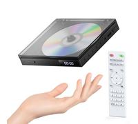 Mini lettore DVD portatile, lettore DVD HD 1080P HDMI con tutte le regioni, telecomando per la riproduzione con cavo AV/HDMI/USB, supporta PAL/NTSC