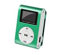 Mini lettore MP3 portatile clip lettore musicale MP3 supporto 32GB Micro TF Card schermo LCD Sport Music Player (verde)