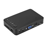 Mini Lettore Multimediale Full HD 1080P Media Player con Telecomando Digitale TV per USB Drive/External Hard Drive 2.5TB / Scheda SD(Black)