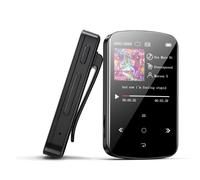 Mini lettore multimediale MP3 sportivo USB da 32 GB, schermo a colori da 1,5", Bluetooth 4.2 wireless