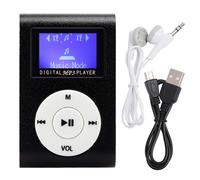 Mini lettore musicale MP3 portatile con schermo LCD, lettore MP3 con clip posteriore, supporto per scheda di memoria, mini lettore multimediale