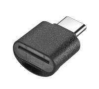 Mini lettore schede micro-SD e TF, adattatore USB-C nero