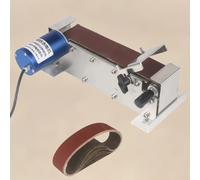 Mini levigatrice a nastro 50*533mm lucidatrice elettrica levigatrice da banco impermeabile per coltelli taglienti affilatrice per bordi