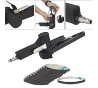 Mini levigatrice a nastro con ingresso aria da 1/4", utensile pneumatico,