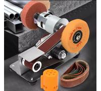 Mini levigatrice a nastro elettrica 110V/220V lucidatrice smerigliatrice