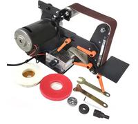 Mini levigatrice a nastro elettrica 220V levigatrice a nastro levigatrice a nastro smerigliatrice per lucidatura fai da te smerigliatrice per bordi