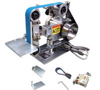 Mini levigatrice a nastro elettrica levigatrice a nastro di livello industriale 762x25mm lucidatrice affilatrice lucidatrice rettificatrice