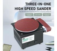 Mini levigatrice a nastro elettrica levigatrice da banco lucidatrice levigatrice ad alta velocità per affilatrice per coltelli apri lama