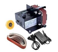 Mini levigatrice elettrica a nastro Levigatrice for lucidatura fai-da-te Affilatrice for bordi taglierina Smerigliatrice multifunzionale con cintura - Velocità regolabile(795-1)