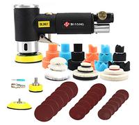Mini levigatrice orbitale pneumatica da 1" 2" 3" Da Sander per carrozzeria auto con cuscinetti per lucidatura Posher da 25mm/50mm/75mm Kit spugna ceratura e lucidatura