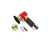 Mini levigatrice pneumatica for lucidatrice, orbitale da 90 gradi con cuscinetti 2" e 3" (Rosso)(Black Sander)