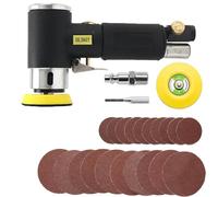 Mini levigatrice pneumatica orbitale da 1"/2"/3" Set for lucidatura auto Lucidatrice ad aria compressa alta velocità(Grinder set A)