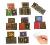 Mini Libri 100 Pezzi Scala 1:12 Piccoli Libri per Case delle Bambole, 8 Stili Miniature per Biblioteca Modello Accessori per Casa delle Bambole per Progetti Fai da Te Forniture per Giochi di Finzio