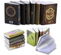 Mini libri per casa delle bambole Confezione da 50 Libri in Miniatura per Casa Delle Bambole Accessori per Libri per la Decorazione Giocattoli per Libri in Miniatura Libri per Casa Delle Bambole