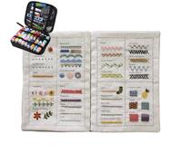 Mini Libro Da Cucito - Libro Di Esercizi Per I Punti Di Ricamo, Guida Per Il Ricamo, Materiale Artistico Da Viaggio Per Donne Appassionate Di Fai Da Te E Cucito, Principianti, Amanti Di Mamme, Mogli,