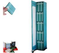 Mini libro ornamento Avvento Calendar 2025, Halloween Avvento Calendar con 24 libri regalo per libri Lovers Gifts, Christmas Books Countdown Calendar, decorazioni per le vacanze (blue)