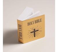 Mini libro tascabile Bibbia 1/12 casa delle bambole in miniatura libreria libreria camera da letto accessori biblioteca, mobili per casa delle bambole, bambole e accessori, decorazioni