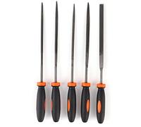 Mini lima piatta assortita Pratica raspa in acciaio popolare Set di lime per legno Comodo mini kit di lime piatte assortite 3 4 5 Lavorazione del legno Lavorazione dei metalli (3 * 140 mm)