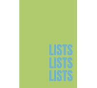 Mini Lists Notebook - 4 x 6 Pocket Notebook with 200 Plain Pages | Small To-Do List Notebook for Shopping Lists, Notes & Ideas | Green | Jot Club
