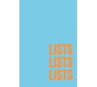 Mini Lists Notebook - 4 x 6 Pocket Notebook with 200 Plain Pages | Small To-Do List Notebook for Shopping Lists, Notes & Ideas | Blue | Jot Club