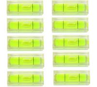Mini Livelle per Appendere Quadri, 10 x 10 x 29 MM Quadrato Livelle a Bolla, 10 pezzi