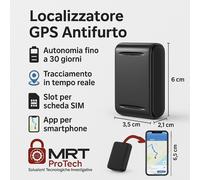 Mini LOCALIZZATORE ANTIFURTO SATELLITARE GPS TRACKER GSM GPRS AUTO GPS