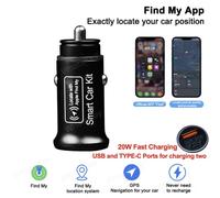 Mini Localizzatore Auto GPS Satellitare Macchina Con Caricatore USB e USB C 20W