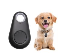 Mini Localizzatore Bluetooth GPS Anti-Perdita, Multifunzione Portachiavi Tracker con App per Valigie, Bambino, Portachiavi, Animali, Portafoglio Compatibile con iOS/Android - Nero