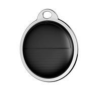Mini localizzatore GPS Bluetooth intelligente portatile, funziona con l'app Trova il mio, di chiavi for animali domestici(Black tracker)
