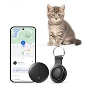 Mini localizzatore GPS magnetico per auto senza ABO, Bluetooth con app per Android iOS, localizzazione in tempo reale per auto, biciclette, bagagli, animali domestici, impermeabile IPX6, nessuna