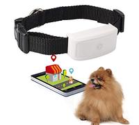 Mini Localizzatore GPS Tracker Collare per Pets Cani e Gatti Animali Impermeabile, GSM/GPRS/GPS Tracker Real-time con App Gratuita Sicurezza Lungo Tempo di Standby Real-time Tracking