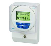 MINI LOG 12 V CC/CA.INTERRUPTOR HORARIO DIGITAL.DIARIO/SEM.1 CIRC.CONMUT.16(4) A.50 MEMO.ENVOLV.PRECI