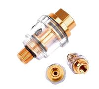 Mini lubrificatore in linea Lubrificatore for oliatore da 1/4 di pollice for utensili pneumatici, compressore d'aria, tubo flessibile, oliatore, lubrificazione automatica con filtro, raccordi for tubi
