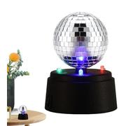 Mini luce a sfera da discoteca - Sfera da discoteca rotante | Luci stroboscopiche mobili | Dîsco Balls Party Light | Luci di decorazione per feste | Piccola fase di danza alimentata a batteria l