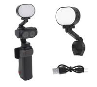Mini luce di riempimento per Insta360 Luna Ultra, luce della fotocamera per Insta360 Luna Ultra con 3 temperature di colore e luminosità, illuminazione di riempimento a LED ricaricabile di tipo C per