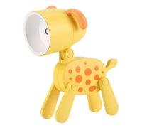 Mini luce notturna per cani - Luce notturna leggera a forma di cane affascinante,Lampada da notte da tavolo da lettura portatile per bambini, studenti, supporto per telefono regolabile per bambini