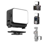 Mini luce per DJI Action Camera, Pocket 3 Fill Illuminazione Cold Hot Shoe LED Vlogging Light Attacco per DJI OSMO Pocket 3 Action 5 Pro 4 3, per GoPro Accessori
