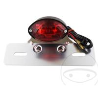 Mini Luce Posteriore Cat-Eye + Supporto Per Targa + Illuminazione Targa