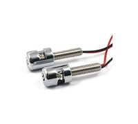 Mini Luci LED Bulloni/Viti Cromate x Portatarga Moto Custom Harley Honda Yamaha Kawasaki Suzuki Guzzi Indian Victory Cafè Racer Bobber Scrambler Cruiser